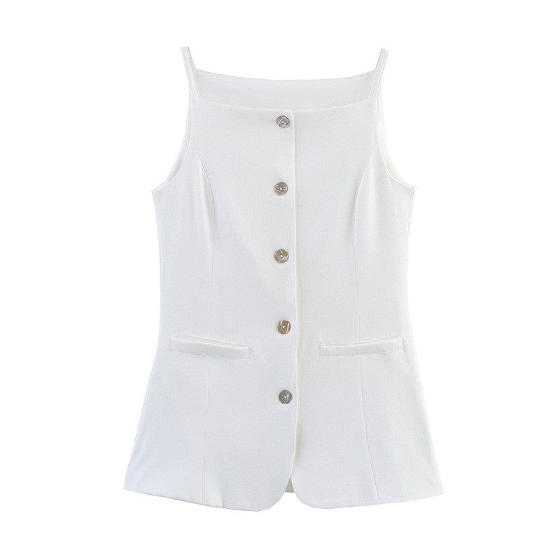 Miralyn Retro Spaghetti Strap Top